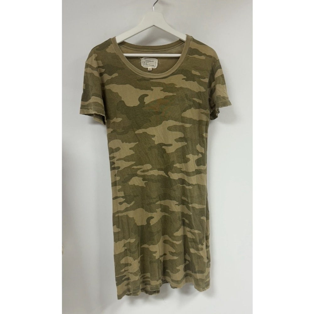 Current/Elliott Camo Tee Dress. - Picture 3 of 3
